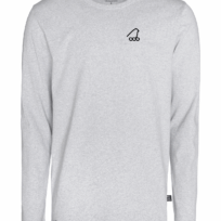 Pitkähihainen T-paita, harmaa.